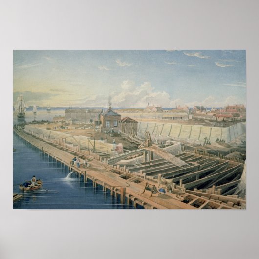 Poster Construction de quais (Devant)