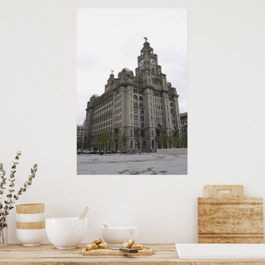 Poster Construction du foie royal (Cuisine)