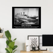 Poster Construction du Titanic Image vintage 1909 (Bureau à domicile)