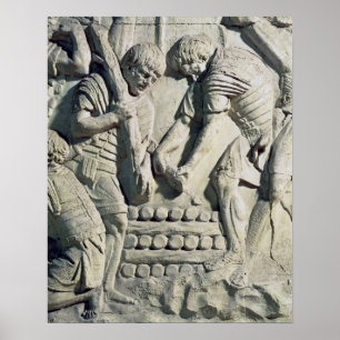 Poster Construction of fortifications during campaign