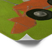 Poster Construction Scooper Nursery Art (Coin)