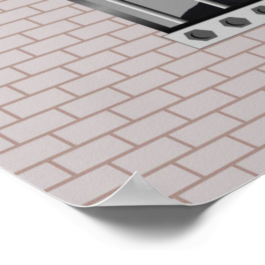 Poster Construire ce mur / Anti Trump, (Coin)