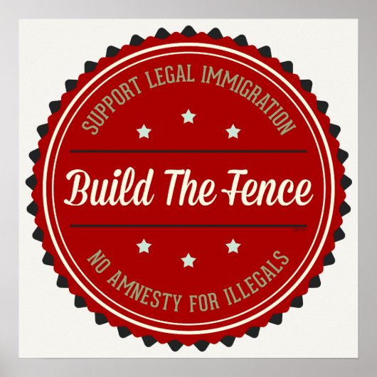 Poster Construire la clôture (Devant)