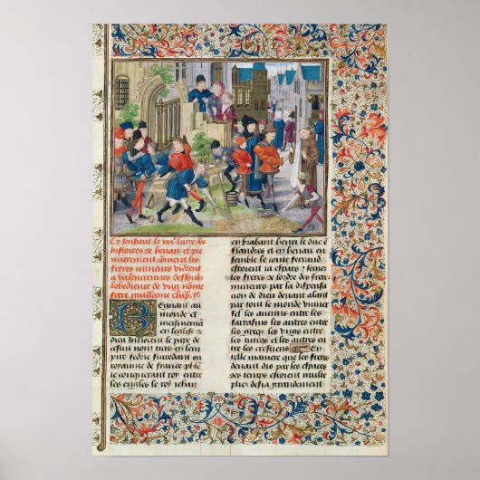 Poster Construire les fondations du monastère (Devant)