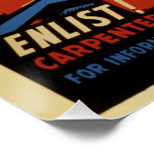 Poster Construire Pour Votre Marine Propagande De La Seco (Coin)