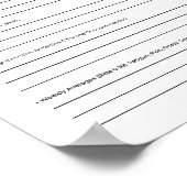 Poster Construire un journal des symptômes et des poussée (Coin)