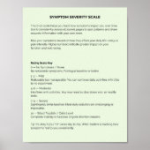 Poster Construire un journal des symptômes et des poussée (Devant)