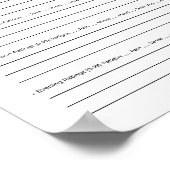 Poster Construire-un-journal des symptômes et des poussée (Coin)