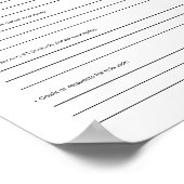 Poster Construire un journal des symptômes et des poussée (Coin)