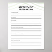 Poster Construire un journal des symptômes et des poussée (Devant)
