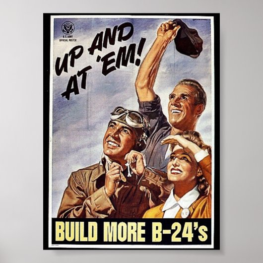 Poster Construisez d'autres B-24 (Devant)