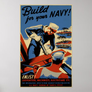 Poster Construisez pour votre marine