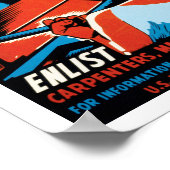 Poster Construisez pour votre marine (Coin)