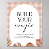 Poster Construisez Votre Propre Pie Cutie Pie Fête À Thèm (Devant)