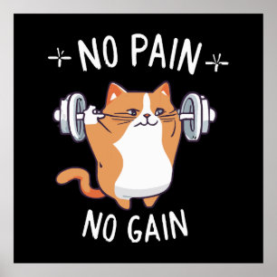 Poster Construisons du Muscle ! Salle de Sport !