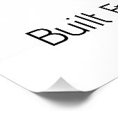 Poster Construit à partir d'une force tranquille (Coin)