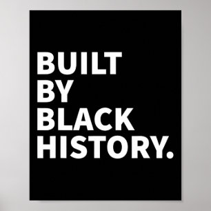 Poster Construit par l'histoire noire - Mois de l'histoir