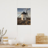 Poster Consuegra, antique La Mancha windmills (Cuisine)