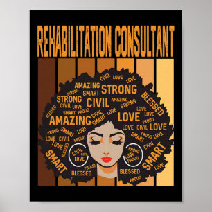 Poster Consultant en réadaptation Mois de l'histoire des