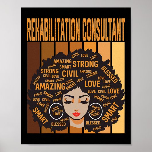 Poster Consultant en réadaptation Mois de l'histoire des (Devant)