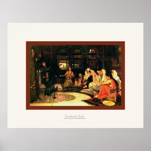 Poster Consultation de l'Oracle ~ John William Waterhouse (Devant)