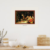 Poster Consultation de l'Oracle ~ John William Waterhouse (Cuisine)