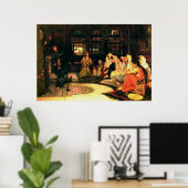 Poster Consulter le manuel Oracle (1882)~ Fine Art Canvas (Bureau à domicile)