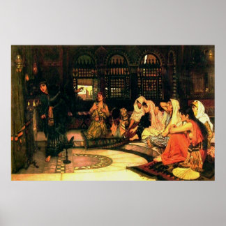 Poster Consulter le manuel Oracle (1882)~ Fine Art Canvas