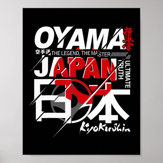 Poster Contact complet Kyokushin Karate (Devant)
