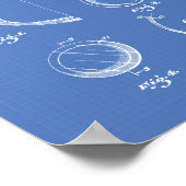 Poster Contact Lens 1950 Brevet Plan directeur de l'art (Coin)