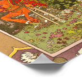 Poster Conte de fée de Red Rider Vasilisa - Ivan Bilibin (Coin)