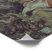 Poster Conte de fées vintage, cauchemar d'Edmund Dulac (Coin)