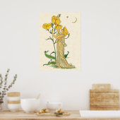 Poster Conte de fées vintage, Onagre, Walter Crane (Cuisine)