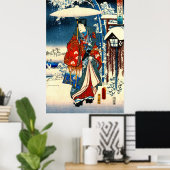 Poster Conte de Genji 1853 à droite (Bureau à domicile)