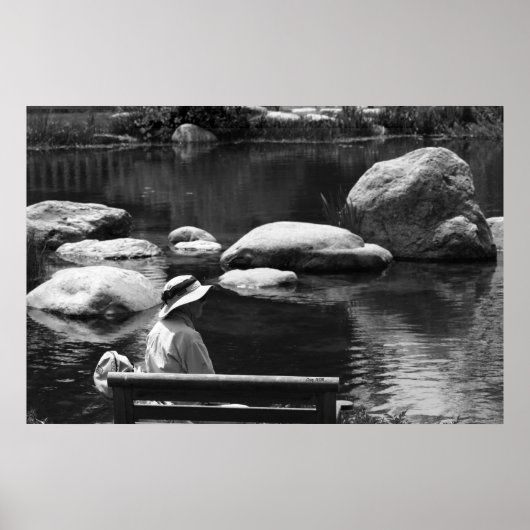 Poster Contemplation, Big Springs Gardens (Devant)