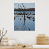 Poster Contemplation de la réflexion (Cuisine)