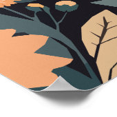 Poster Contemplation du jardin (Coin)