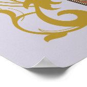 Poster Contemplation du soir par Alphonse Mucha (Coin)