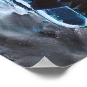 Poster Contemplation - Peinture acrylique (Coin)