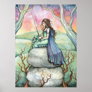 Poster Contempler l'affiche de Guinivere par Molly Harris