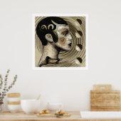 Poster Contemporain : Art Déco/Art Nouveau (Cuisine)