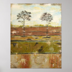 Poster Contemporain Relique Peinture Abstraite