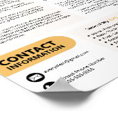 Poster Contemporain Rencontrez L'Enseignant À La Main (Coin)