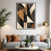 Poster Contemporary Geometric Harmony