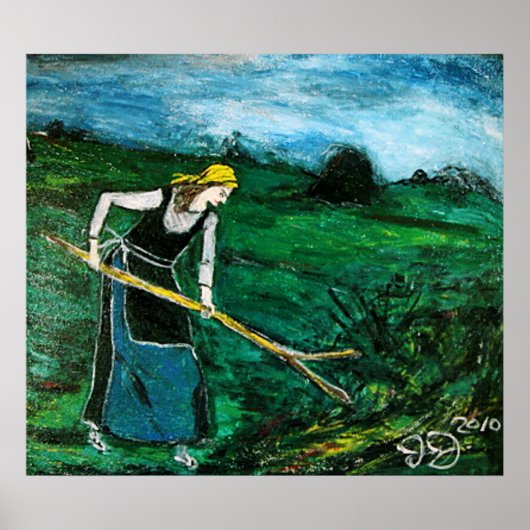 POSTER CONTENU FILLE DE CAMPAGNE (Devant)