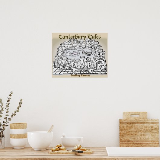 Poster Contes de Canterbury (Cuisine)