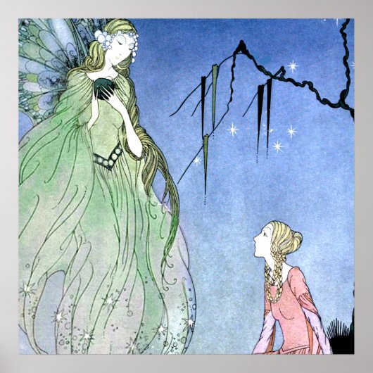 Poster « Contes de fées français anciens » de Virginia Fr (Devant)