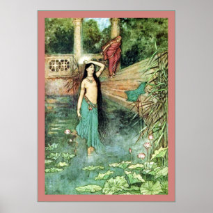 Poster Contes folkloriques des beaux-arts de cru de ~ du