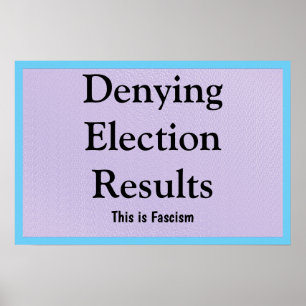 Poster Contester les résultats des élections