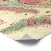 Poster Continent américain États-Unis (Coin)